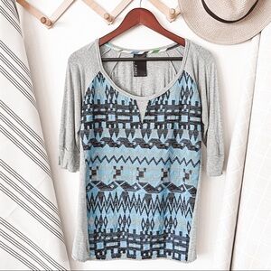 Anthropologie Dolan Lamai Embroidered Front Top